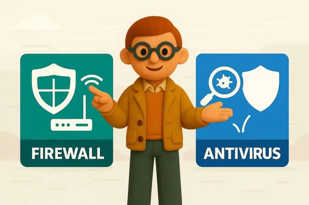 تفاوت آنتی‌ویروس و فایروال