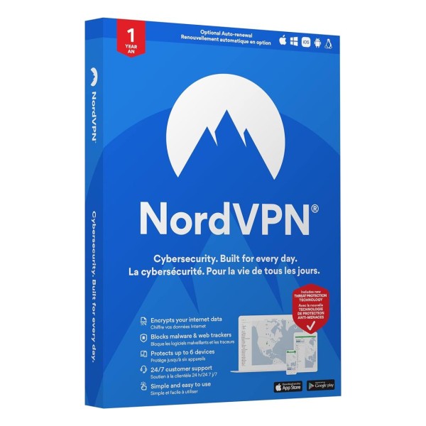 NordVPN Standard VPN + Cybersecurity