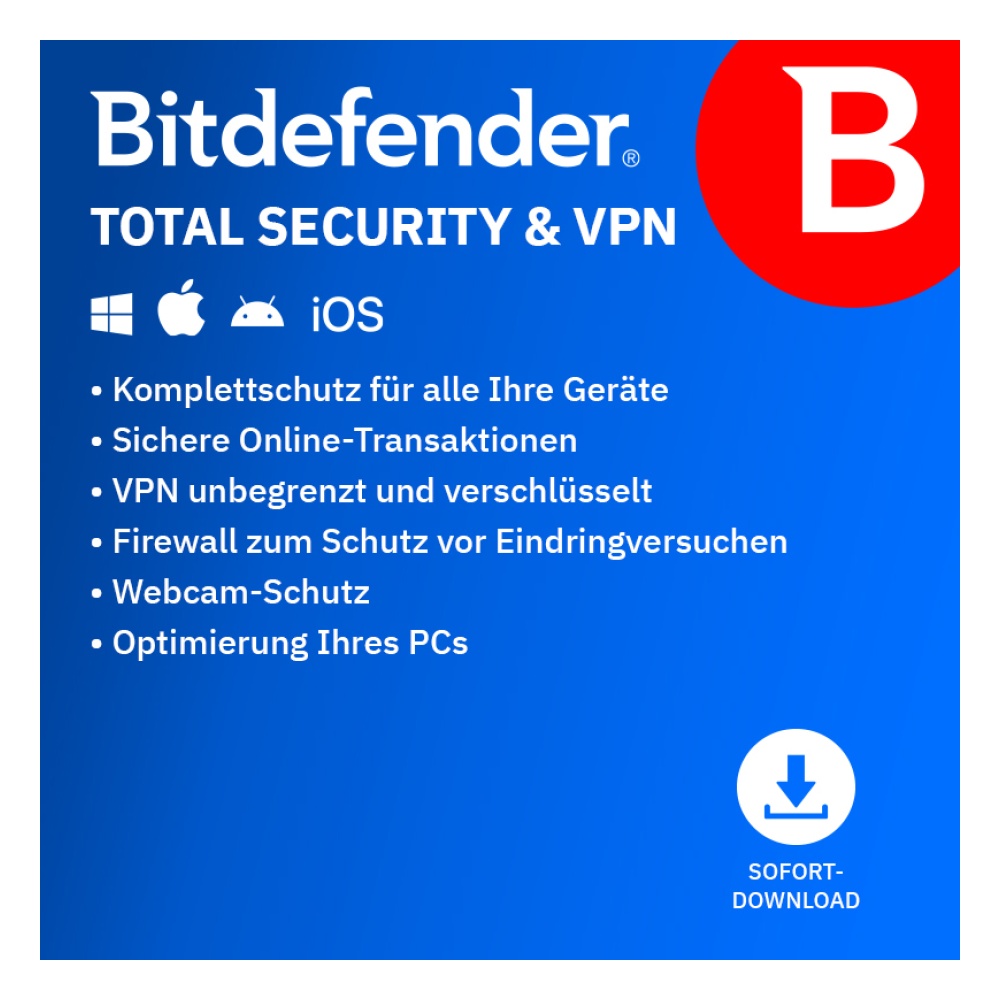 Bitdefender Total Security + VPN