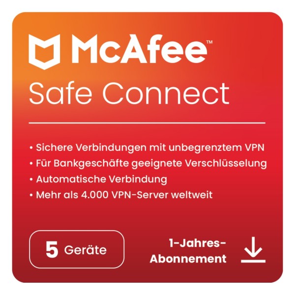 McAfee VPN Safe Connect
