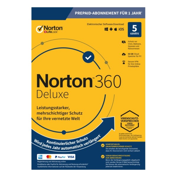 Norton 360 ABO Deluxe inkl. 50GB
