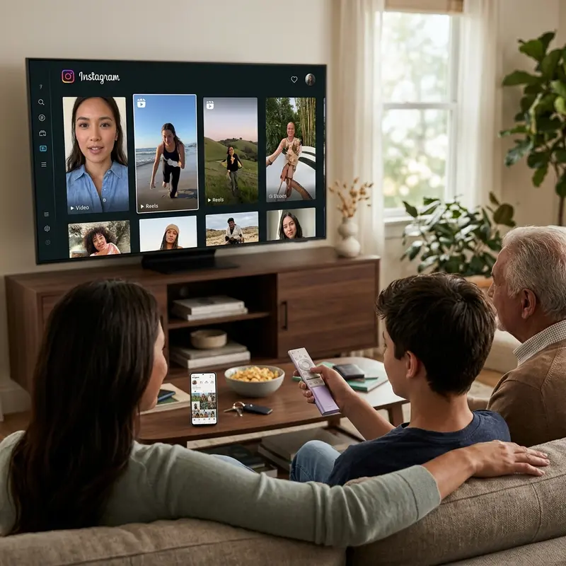 Instagram for TV kommt auf Samsung-Fernseher in den USA