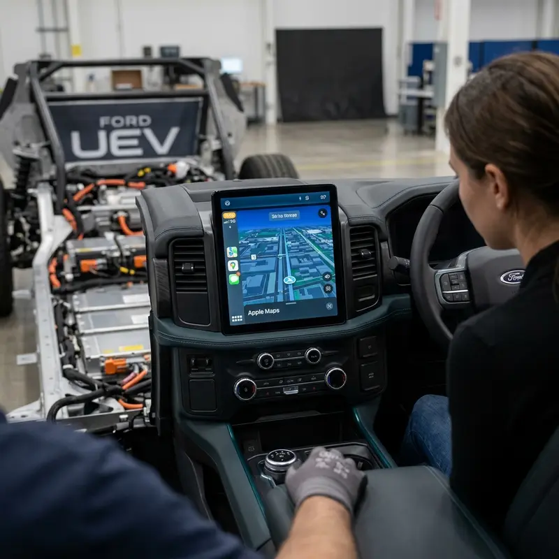 Apple Maps steuert Navigation für Fords UEV-Plattform