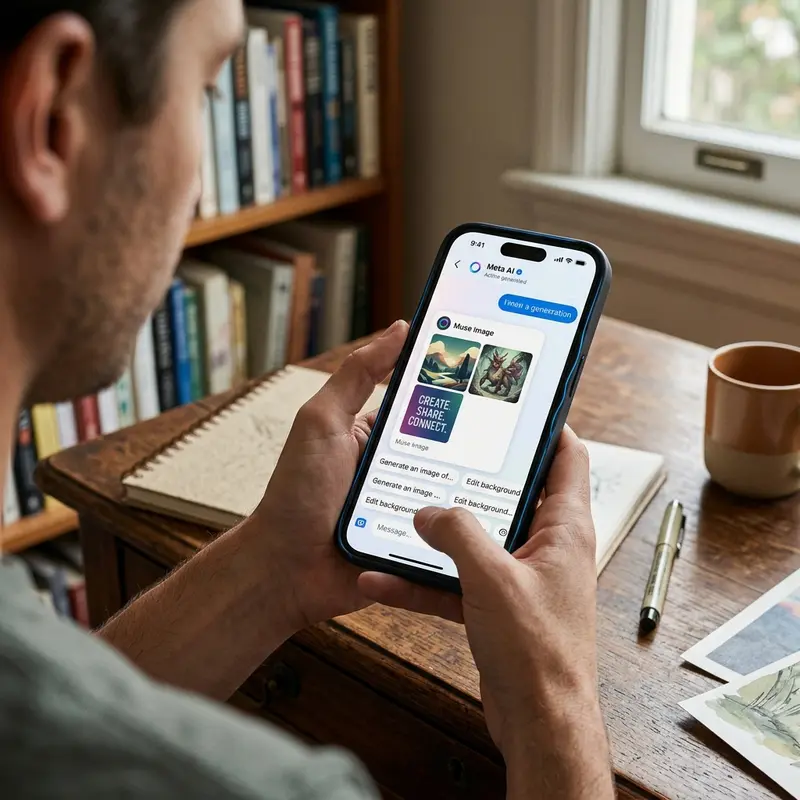 Meta bringt Muse Image für Bilder in Meta AI